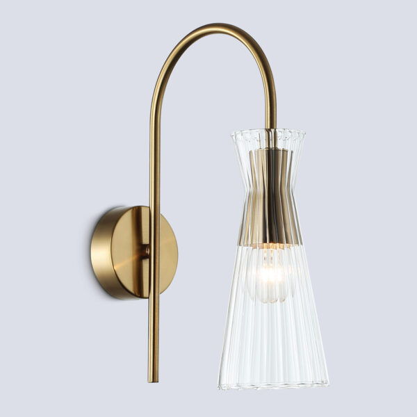 LH55705 BS/CL латунь/прозрачный E14 max 40W 220*90*300