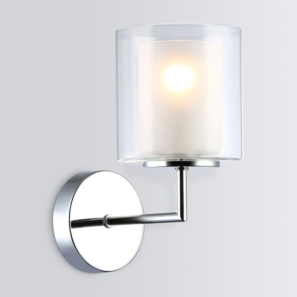 LH56005 СH/FR хром/белый матовый E14 max 40W 190*120*220