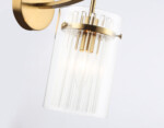 LH56035 BS/CL латунь/прозрачный E14 max 40W 220*120*255 — изображение 4