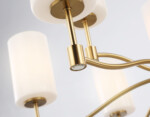 LH56054/6+3 BS/FR латунь/белый матовый E14*9 max 40W D765*1060 — изображение 4