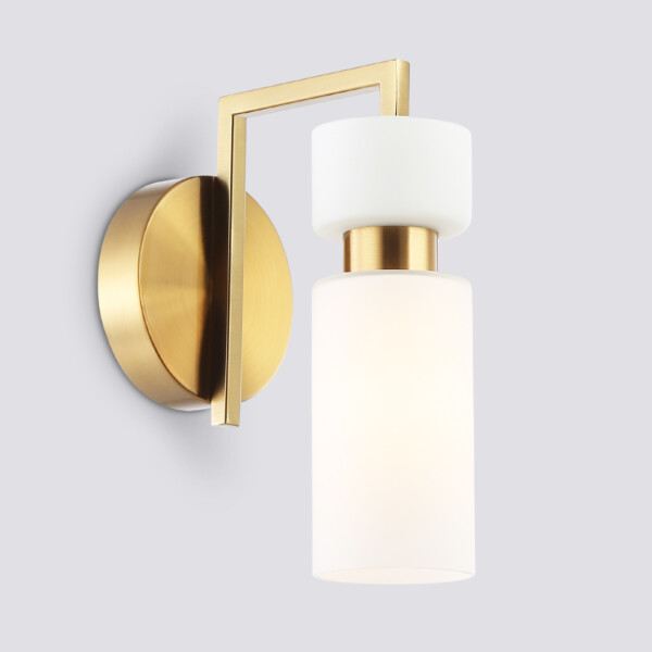 LH56130 BS/FR латунь/белый матовый E14 max 40W 150*100*210