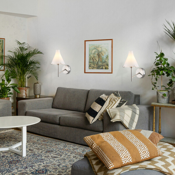 LH57127 SN/FR никель/белый матовый E14 max 40W 210*150*280