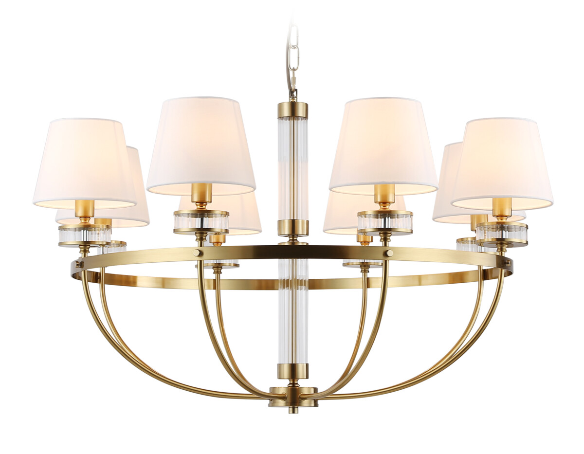 LH71253/8 BS/WH латунь/белый E14/8 max 40W D870*990 — изображение 7