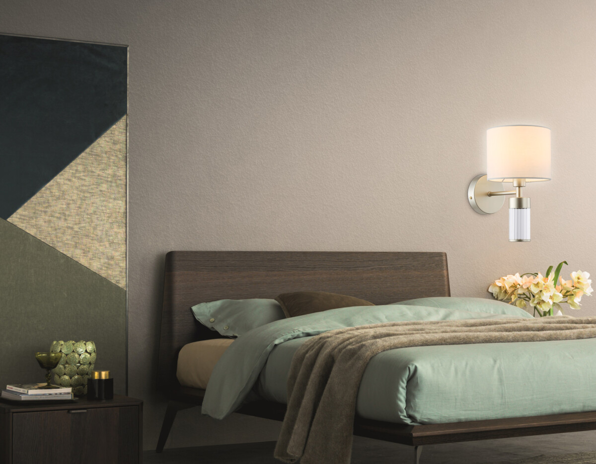 LH71305 CGD/WH золото/белый E14 max 40W 220*150*260 — изображение 1