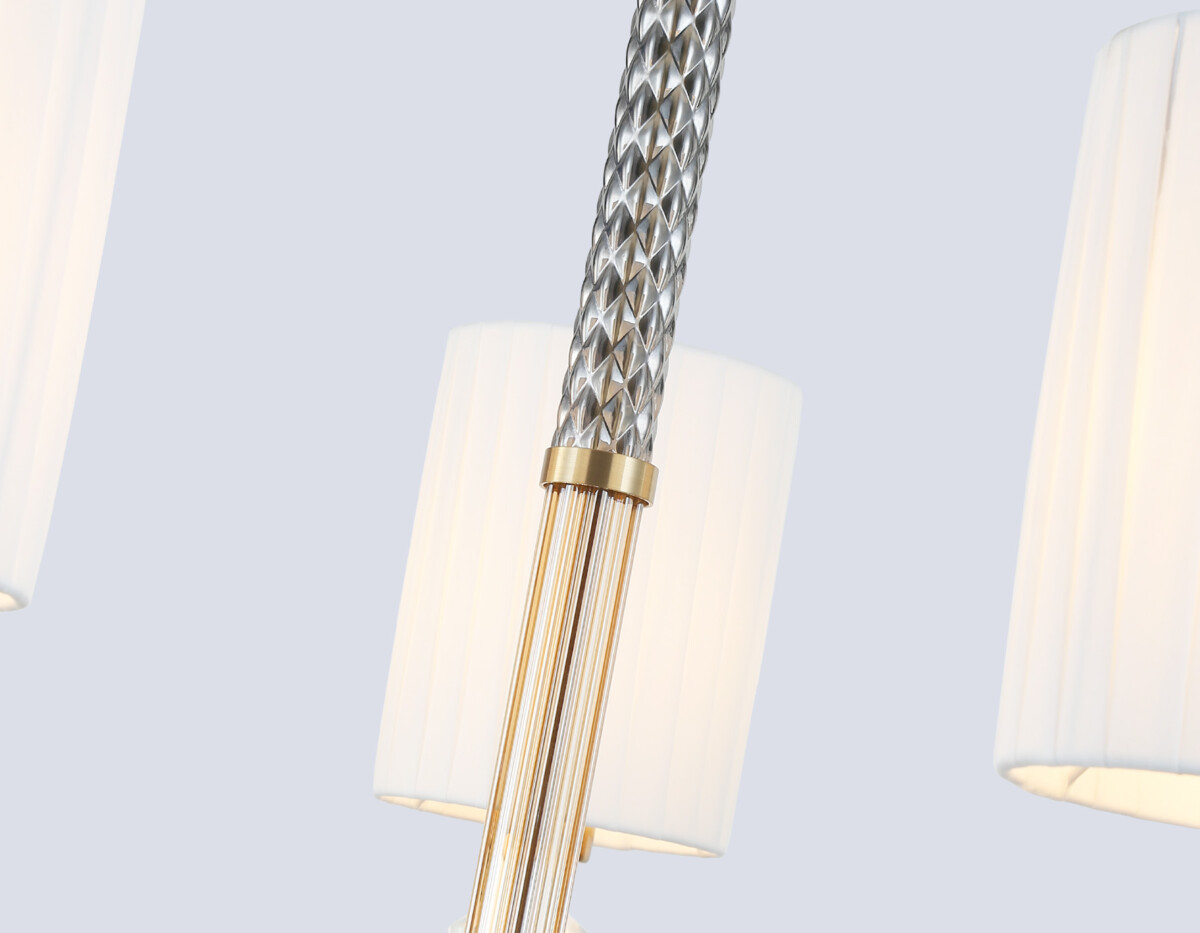 LH71500/5 BS/FR латунь/белый матовый E14*5 max 40W D680*640 — изображение 8