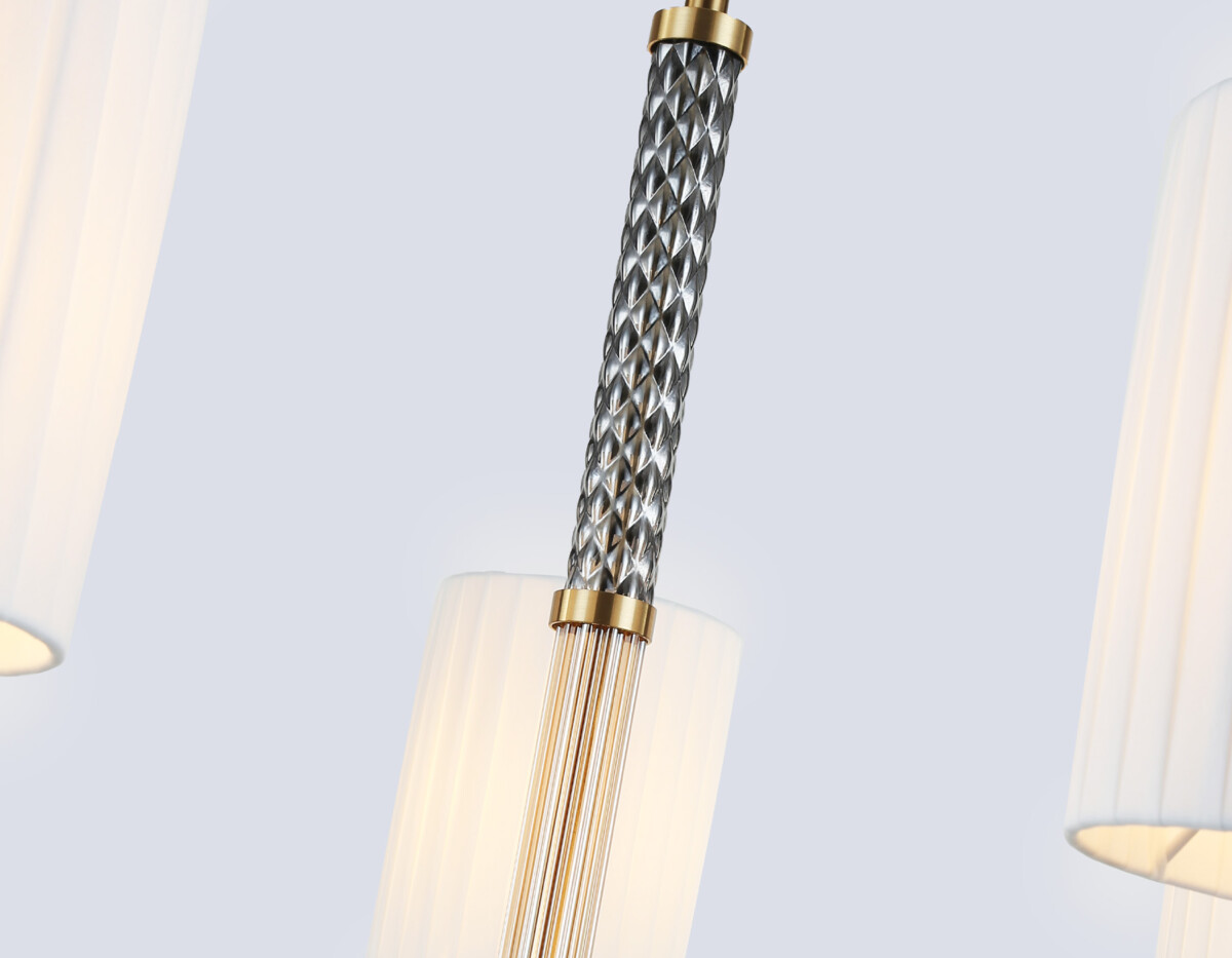 LH71503/7 BS/FR латунь/белый матовый E14*7 max 40W D840*640 — изображение 8