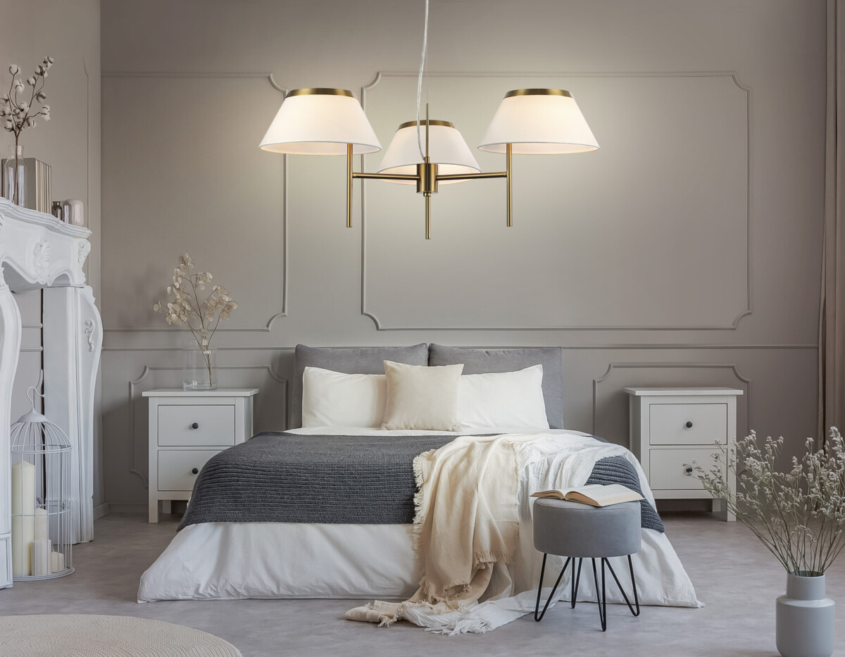 LH72471/3 BS/WH латунь/белый Е14/3 max 40W D800*290-1080 — изображение 6