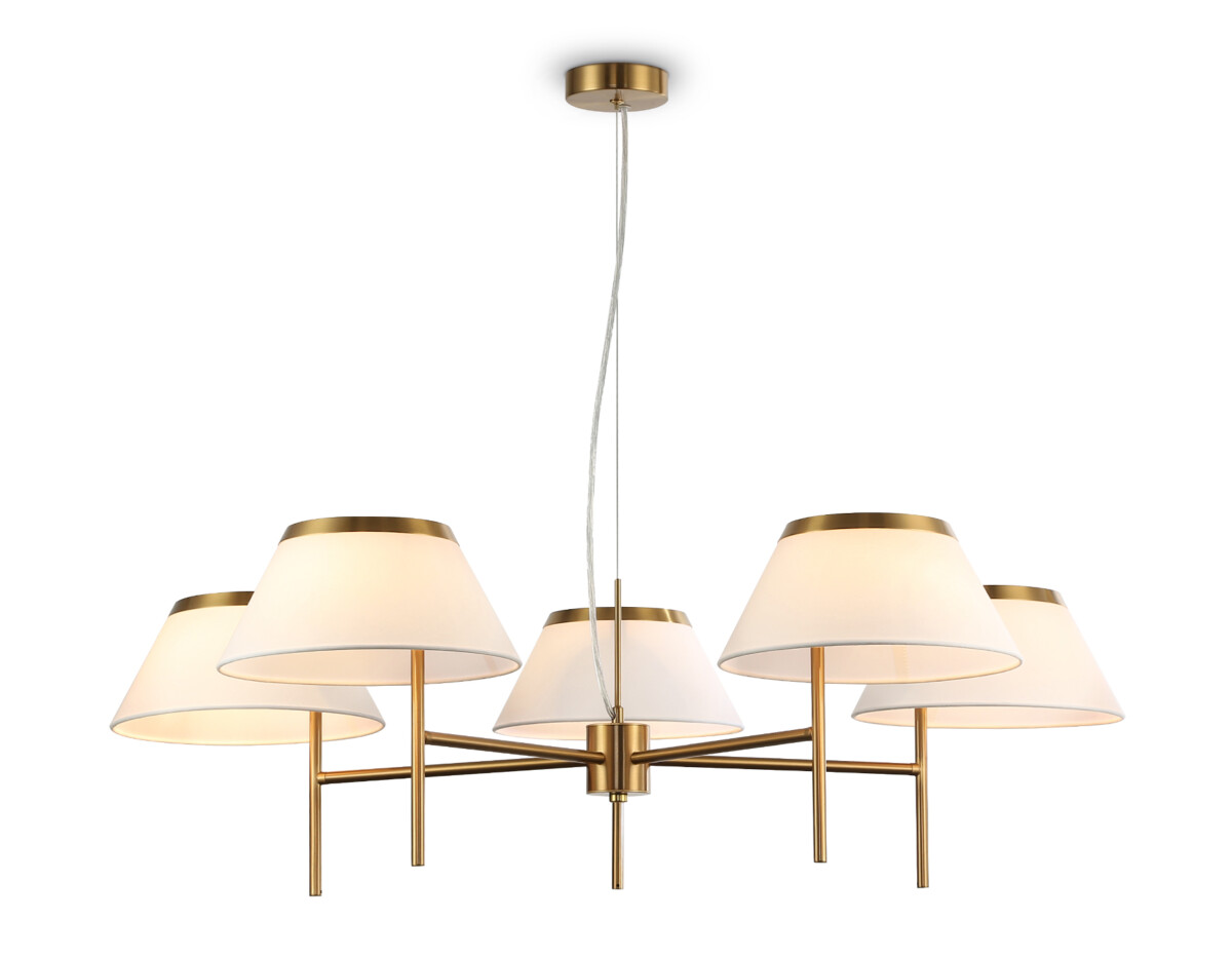 LH72473/5 BS/WH латунь/белый Е14/5 max 40W D1000*290-1080 — изображение 8