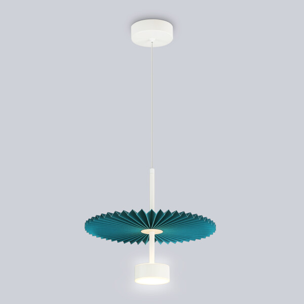 LH72611 WH/GR белый/бирюзовый 6W 3000K D300*260-1770