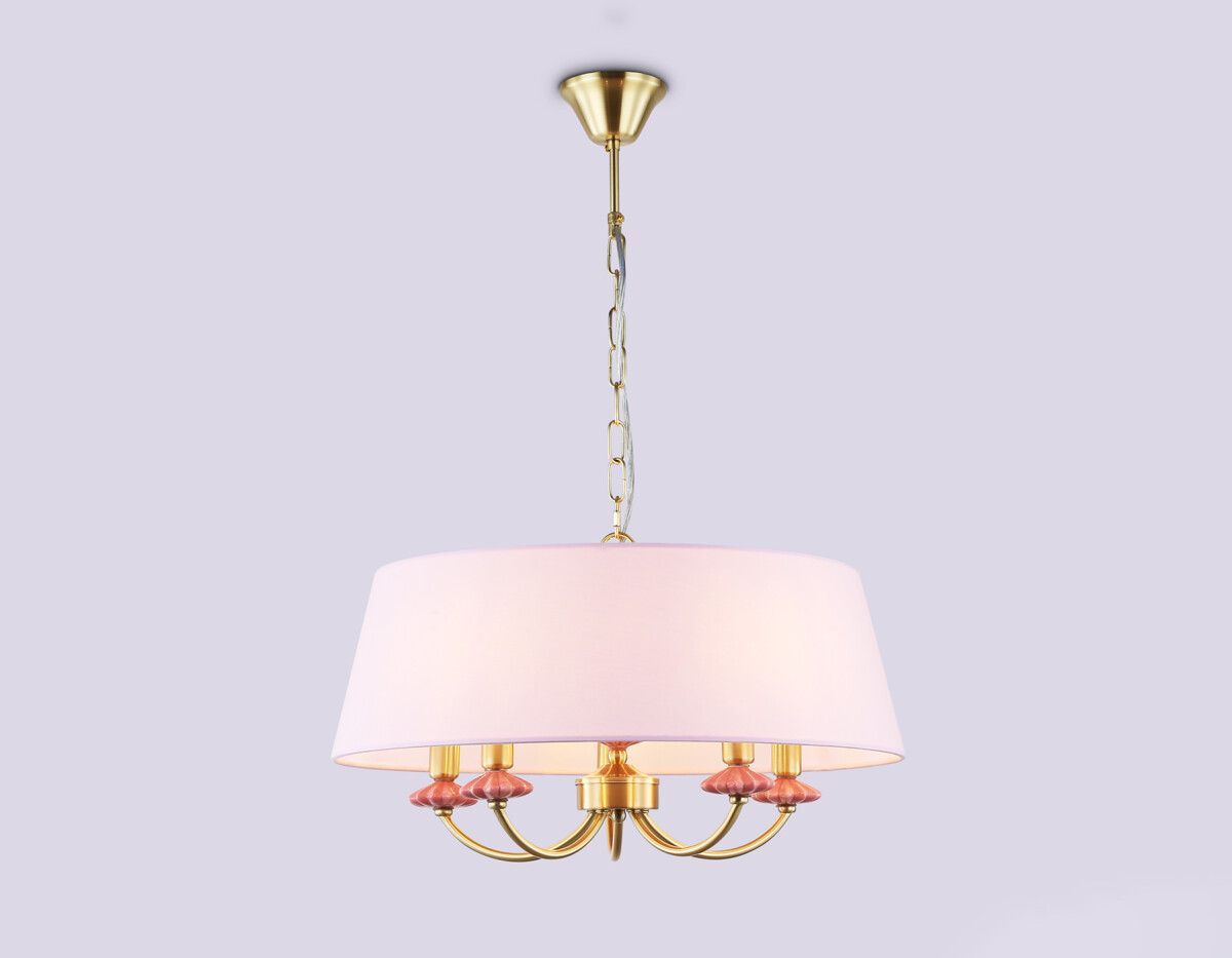 LH75021/5 GD/PI золото/розовый E14/5 max 40W D550*730 — изображение 3