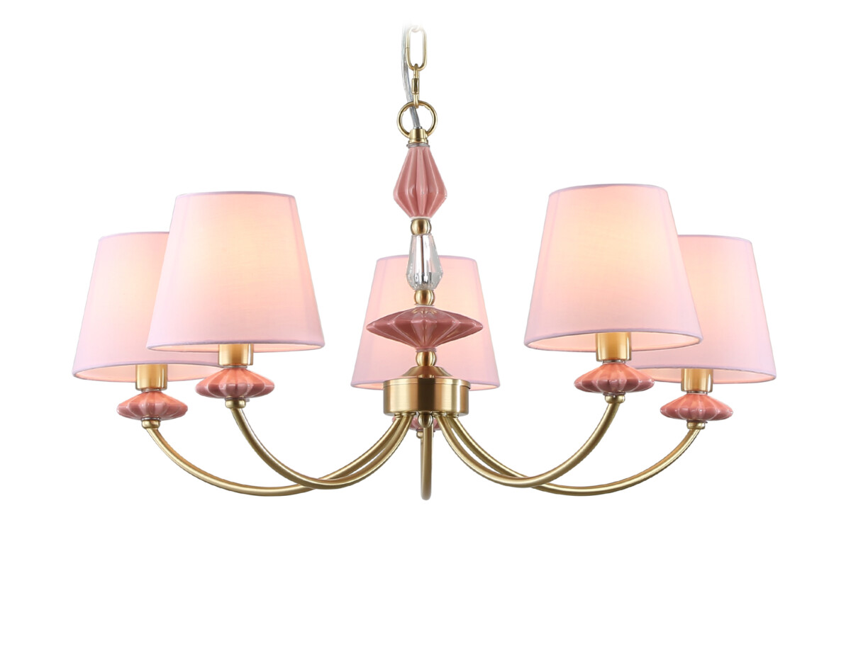 LH75024/5 GD/PI золото/розовый E14/5 max 40W D700*780 — изображение 9