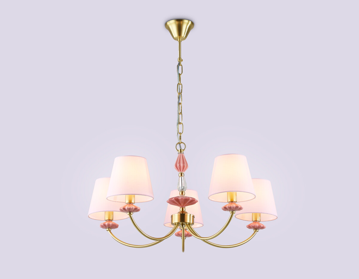 LH75024/5 GD/PI золото/розовый E14/5 max 40W D700*780 — изображение 5