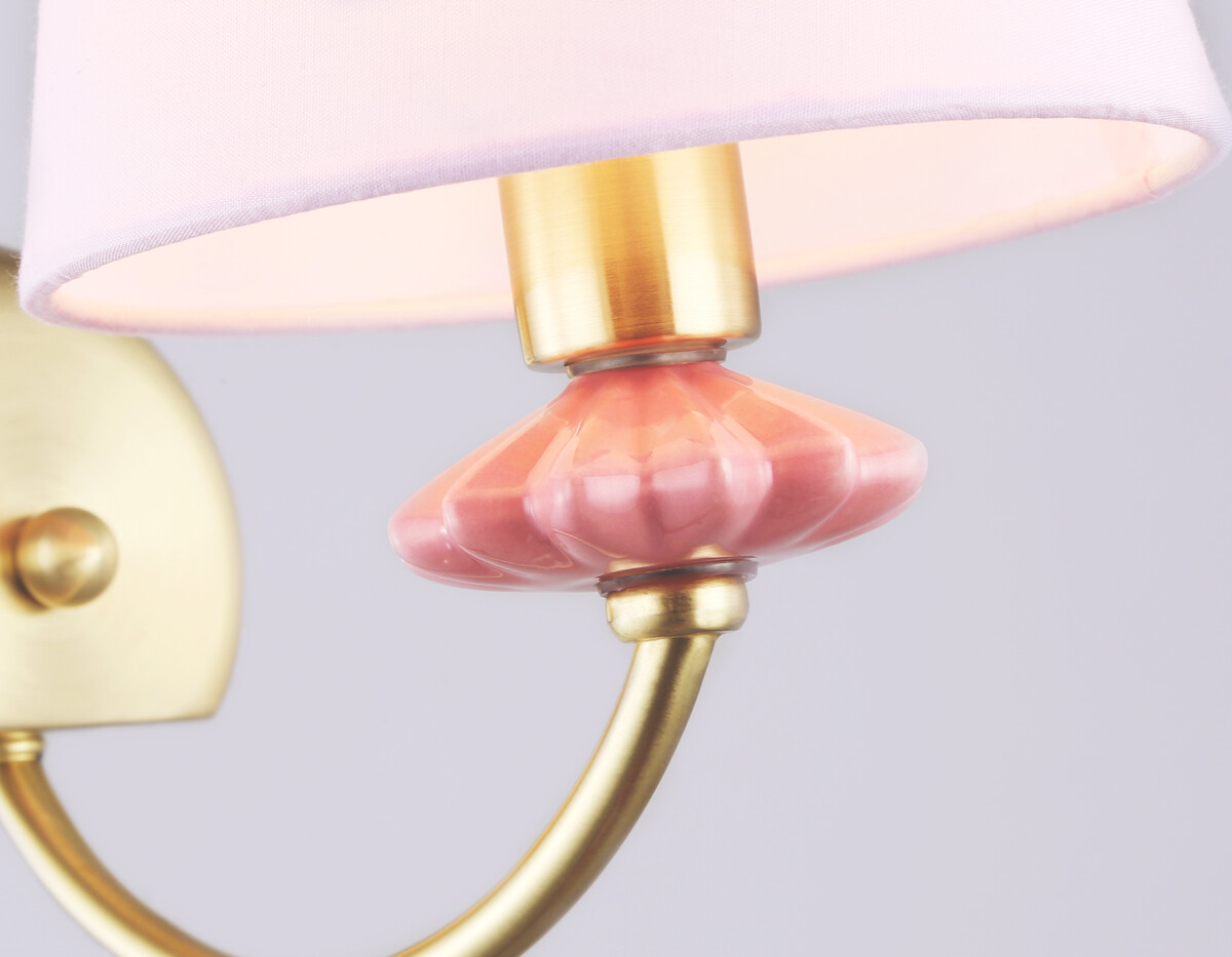 LH75027 GD/PI золото/розовый E14 max 40W 240*150*240 — изображение 1