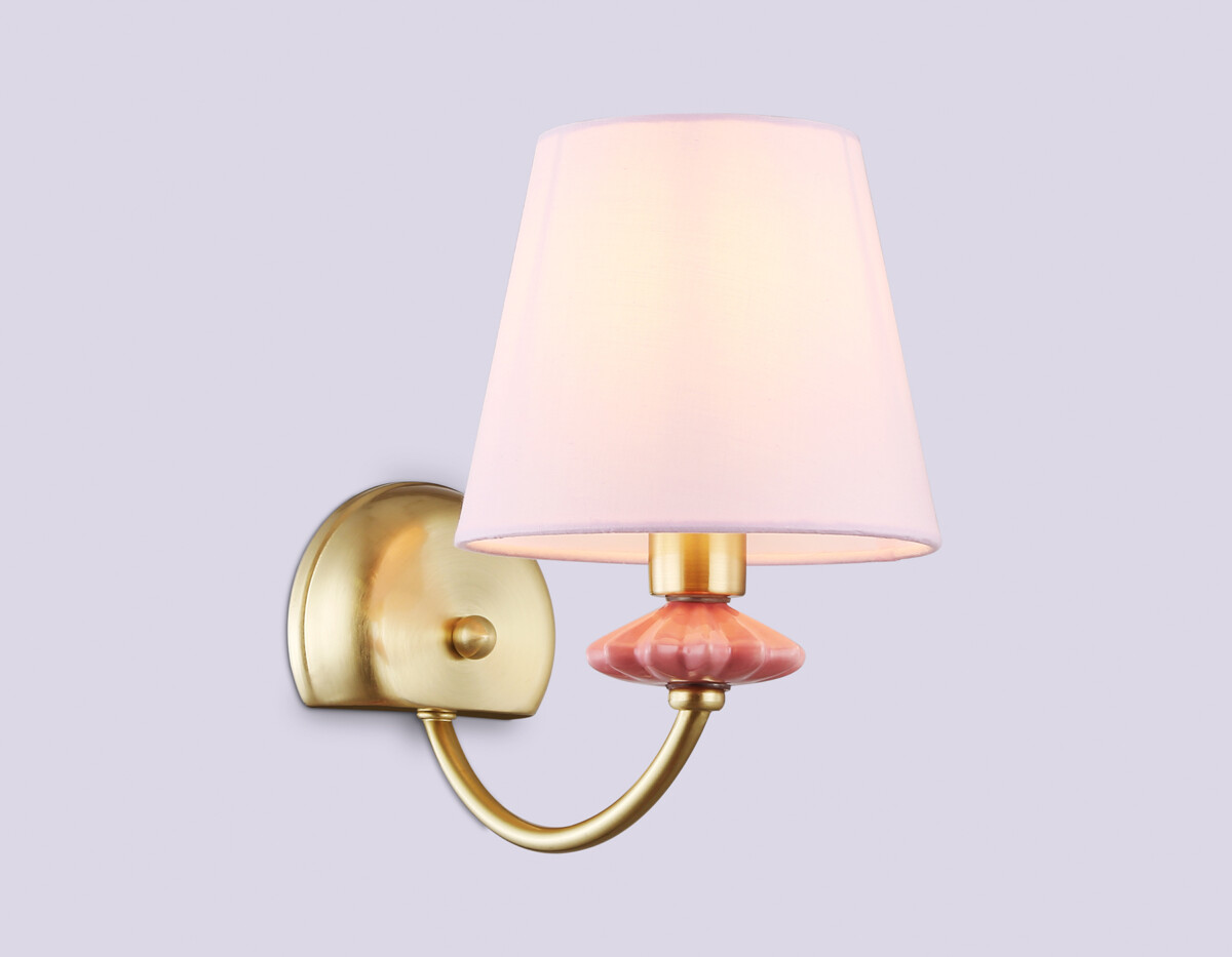 LH75027 GD/PI золото/розовый E14 max 40W 240*150*240 — изображение 2