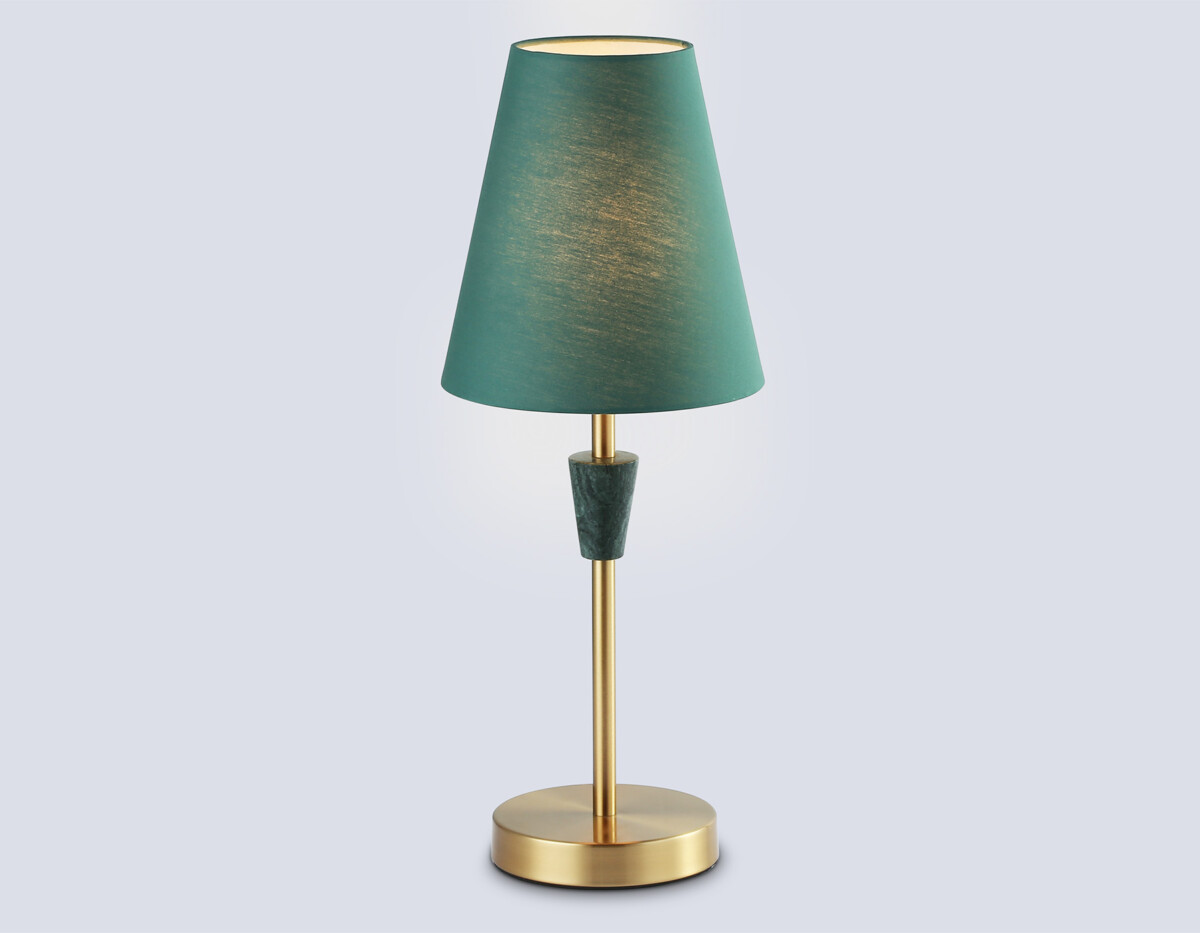 LH75057 BS/GN латунь/зеленый E14 max 40W D180*460 — изображение 1