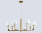 LH75162/7 BS/FR латунь/белый матовый E14*7 max 40W D890*580 — изображение 4