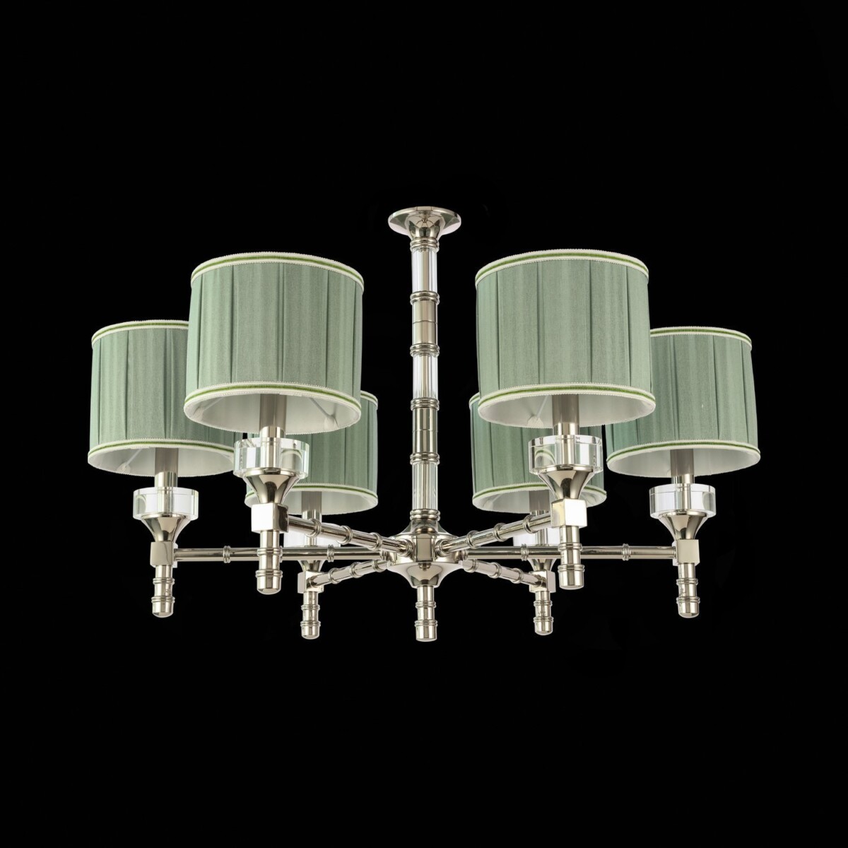 SL1121.103.06 Люстра подвесная ST-Luce Никель/Оливковый E14 6*40W OLEO — изображение 3