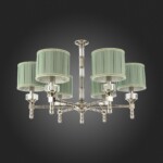 SL1121.103.06 Люстра подвесная ST-Luce Никель/Оливковый E14 6*40W OLEO — изображение 4