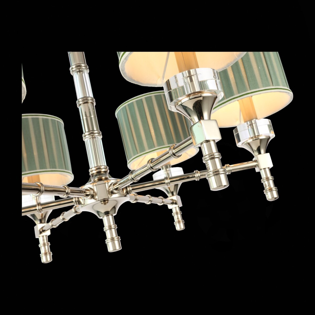 SL1121.103.06 Люстра подвесная ST-Luce Никель/Оливковый E14 6*40W OLEO — изображение 5