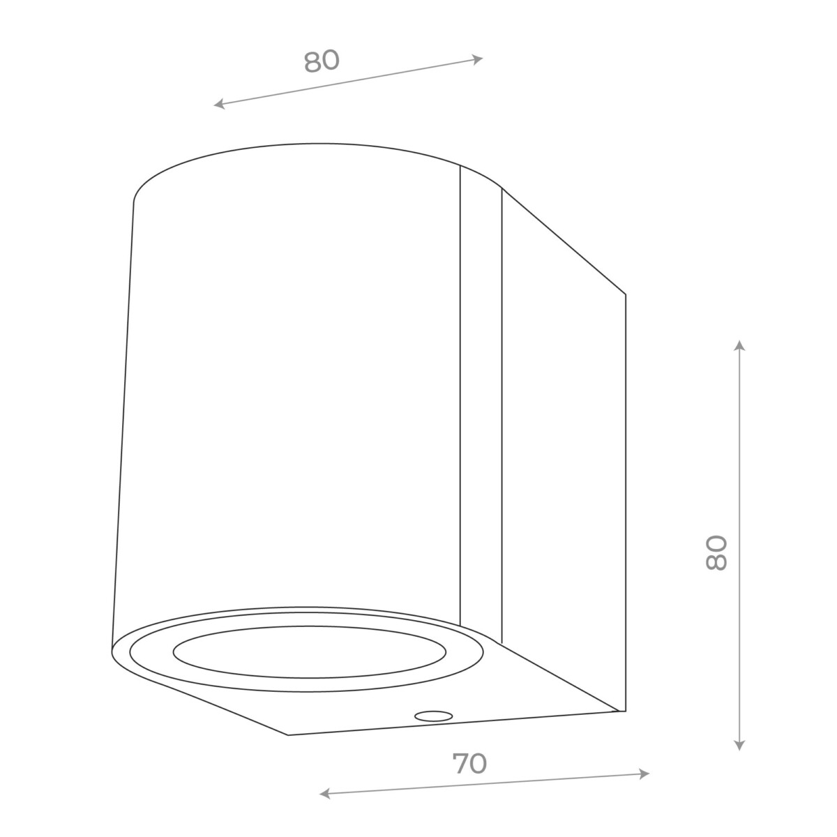 SL9001.401.01 Светильник уличный настенный ST-Luce Черный/ GU10 1*35W BORGO — изображение 2