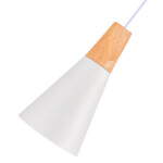 SLE125153-01 Светильник подвесной Белый/Белый, Светлое дерево E14 1*40W MODICA — изображение 5