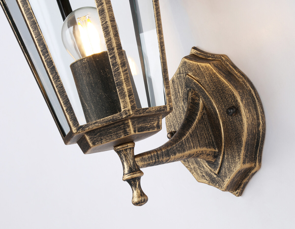 ST2012_macro1 ST2012 GD/BK/CL золото/черный/прозрачный IP54 E27 max 40W 360*150*210 — изображение 1