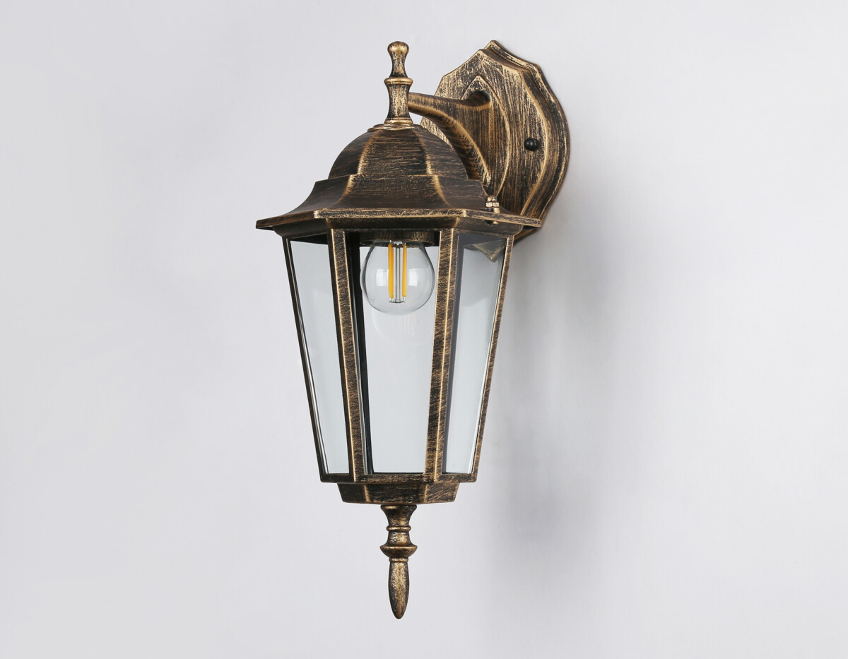 ST2019 GD/BK/CL золото/черный/прозрачный IP54 E27 max 40W 360*150*210 — изображение 4