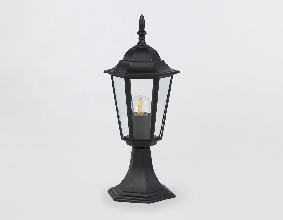 ST2023 BK/CL черный/прозрачный IP54 E27 max 40W D150*400 — изображение 2