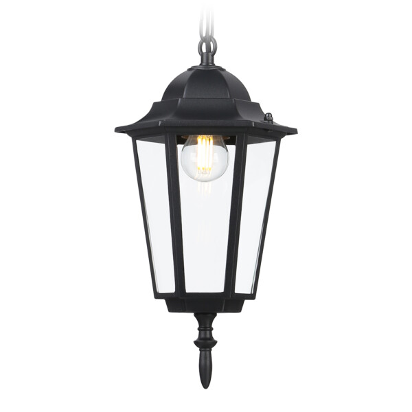 ST2029 BK/CL черный/прозрачный IP54 E27 max 40W D150*780