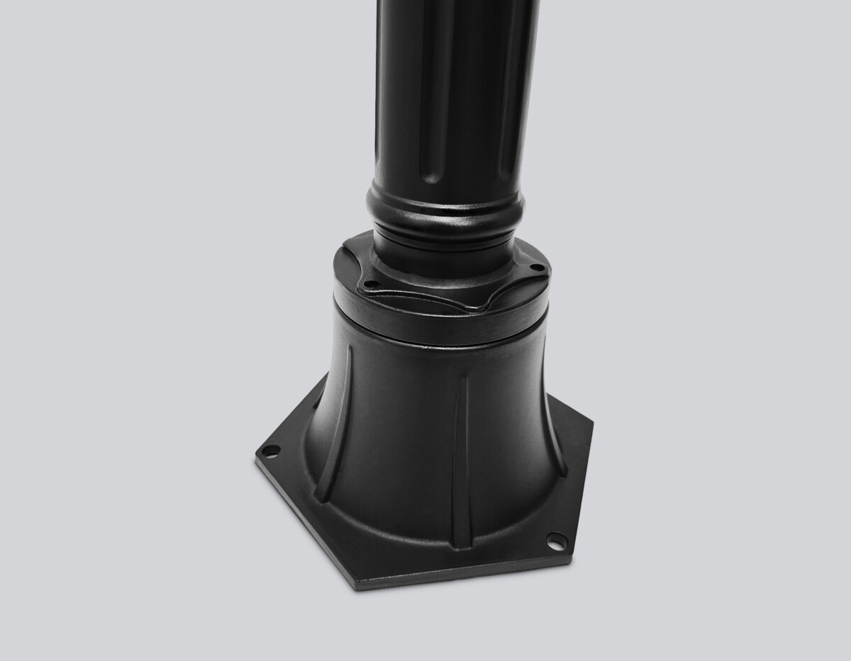 ST2037_macro3 ST2037 BK/CL черный/прозрачный IP54 E27 max 40W D150*1100 — изображение 1