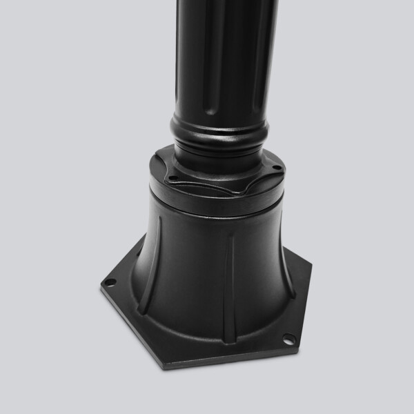 ST2037 BK/CL черный/прозрачный IP54 E27 max 40W D150*1100