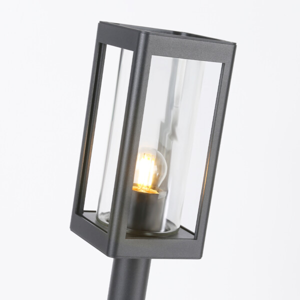 ST2414 GR/CL серый/прозрачный IP54 E27 max 40W 110*110*500