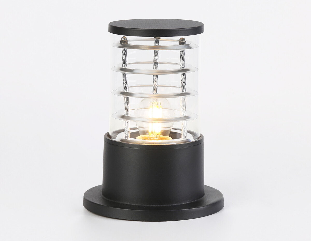 ST2532 BK/CL черный/прозрачный IP54 E27 max 40W D108*200 — изображение 2