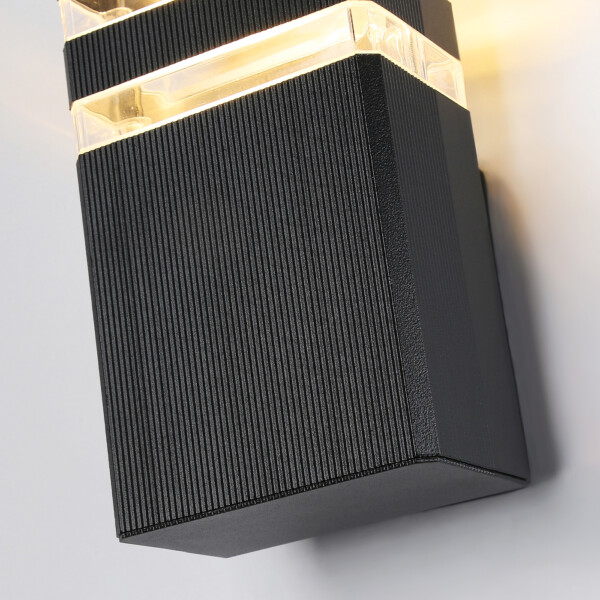 ST2572 BK/CL черный/прозрачный IP54 GU10 max 35W 205*110*65