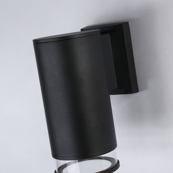 ST3819 BK/CL черный/прозрачный IP54 GU10 max 35W 187*90*160