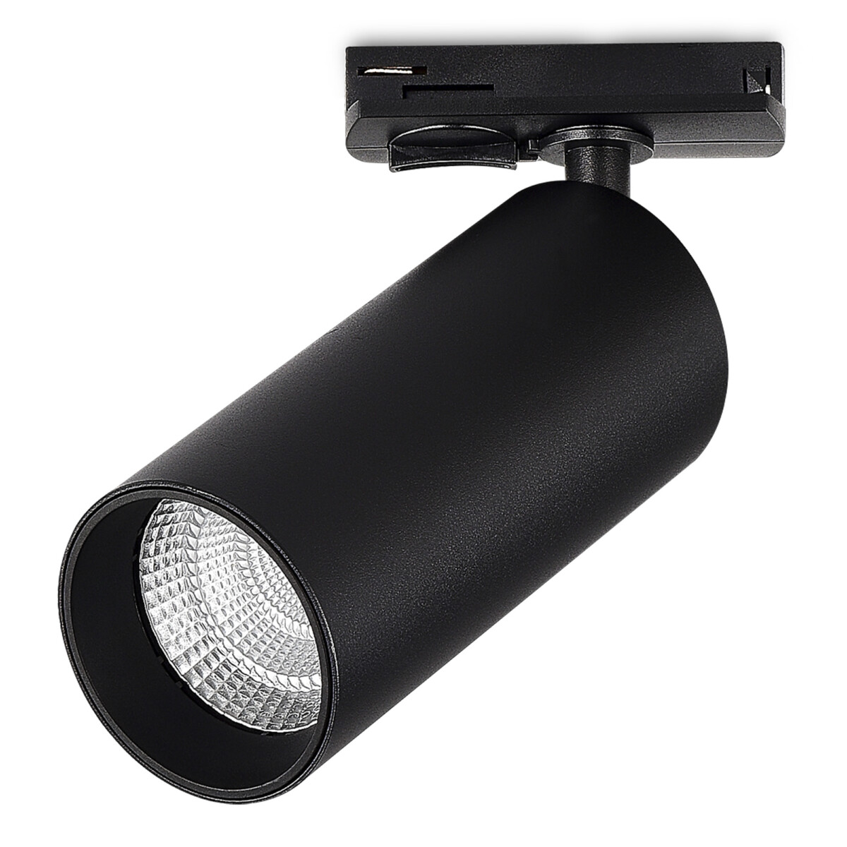 ST382.436.20.TRIAC Св-к трек. Черный LED 1*20W 3000K 1 800Lm Ra>90 24 IP20 DxH- 220V BASE — изображение 3