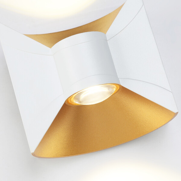 ST4471 WH/GD белый/золото LED 4200K 6W IP54 92*98*55