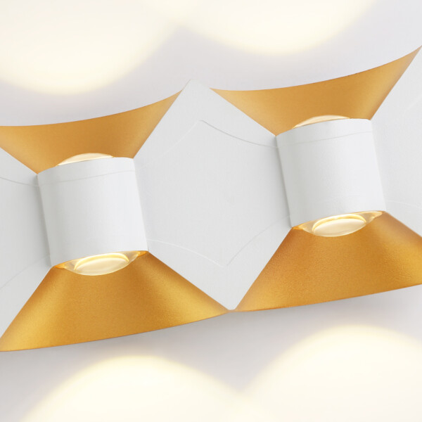 ST4475/4 WH/GD белый/золото LED 4200K 11W IP54 180*90*55