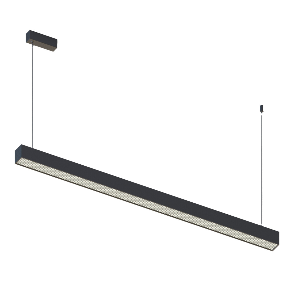 ST612.443.32 Светильник подвесной Черный LED 1*35W 4000K 962Lm Ra>80 120°IP20 L1120xW50xH60 180-220V Подвесные светильники — изображение 1