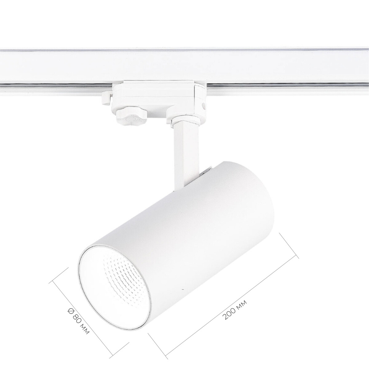 ST661.546.30 Св-к трек. Белый LED 1*30W 4000K 2 400Lm Ra>90 38° IP20 L170xW80xH245 165-265V TRACE — изображение 7