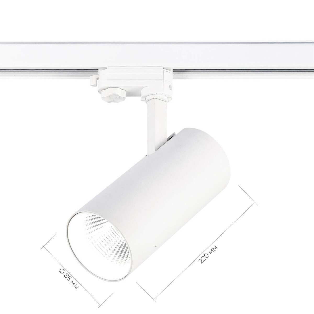 ST661.546.40 Св-к трек. Белый LED 1*40W 4000K 3 200Lm Ra>90 38° IP20 L190xW85xH265 165-265V TRACE — изображение 7