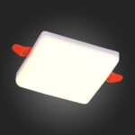 ST700.038.08 Св-к встр. Белый LED 1*8W 3000K 690Lm Ra80 120° IP20 L90xW90xH20 85-265V Встраиваемые светильники — изображение 2