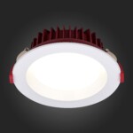 ST752.538.12 Св-к встр. Белый LED 1*12W 3000K 960Lm Ra80 100° IP44 D115xH47 100-240VV Встраиваемые светильники — изображение 2