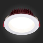 ST752.538.18 Св-к встр. Белый LED 1*18W 3000K 1 440Lm Ra80 100° IP44 D140xH52 100-240VV Встраиваемые светильники — изображение 2