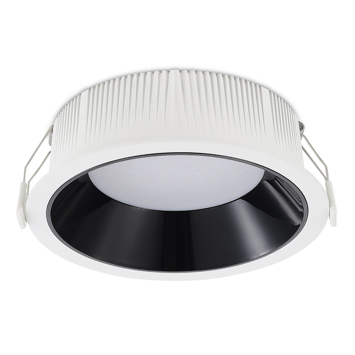 ST755.438.18 Св-к встр. Черный LED 1*18W 3000K 1 620Lm Ra80 120° IP20 D160xH60 100-240V Встраиваемые светильники — изображение 1