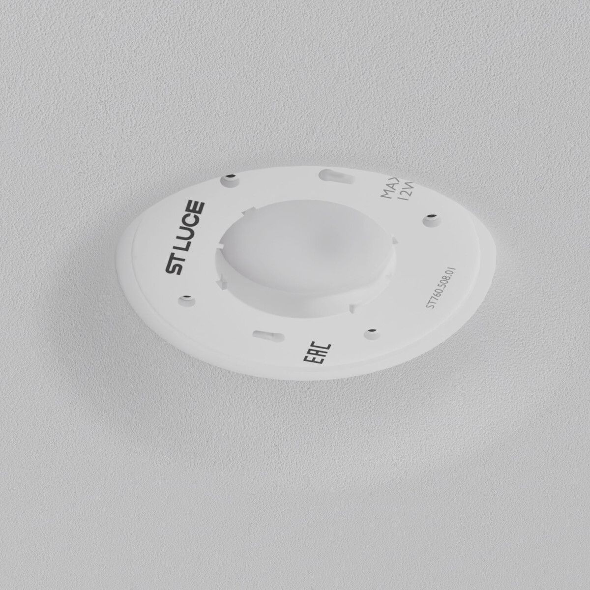 ST760.508.01 Св-к встр. в натяжной потолок  Белый, Серый GX53 1*12W 120 IP20 D110хH35мм220V Без ламп Встраиваемые светильники — изображение 3