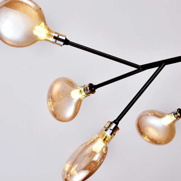 TR3013/27 DCF/TI темный кофе/янтарь G4/27 max 20W D750*650