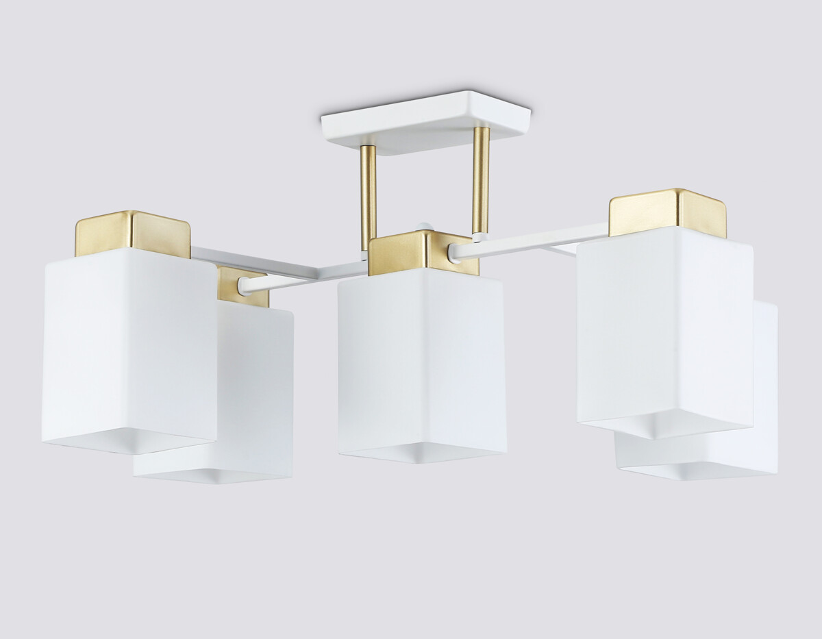 TR303047/5 WH/GD белый/золото E27/5 max 60W 540*480*270 — изображение 2