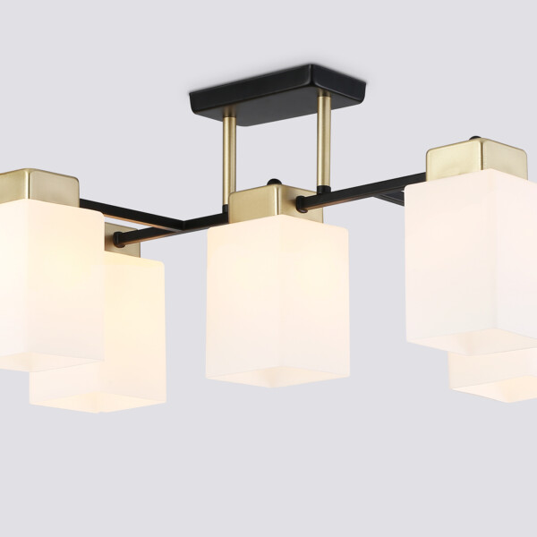 TR303048/5 BK/GD черный/золото E27/5 max 60W 540*480*270