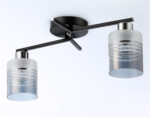 TR303211/2 BK/CH/SM/FR черный/хром/дымчатый/белый матовый E27*2 max 60W 500*170*200 — изображение 2